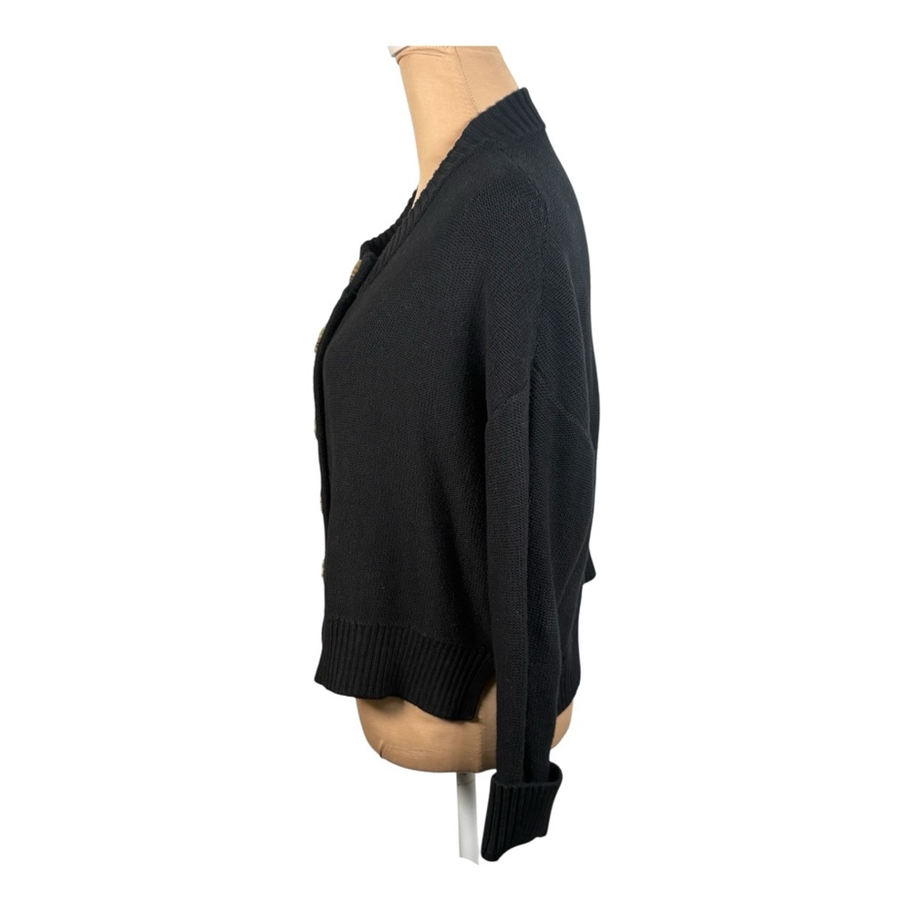 QUINCE 100% Organic Cotton Cropped Cardigan Size Small - Picture 6 of 14